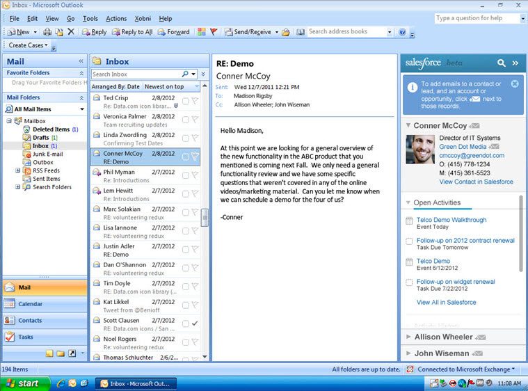 salesforce for outlook mac download
