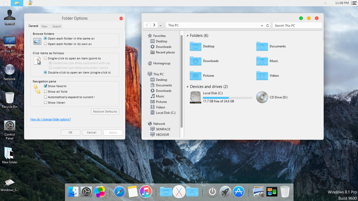 mac os theme for windows 8